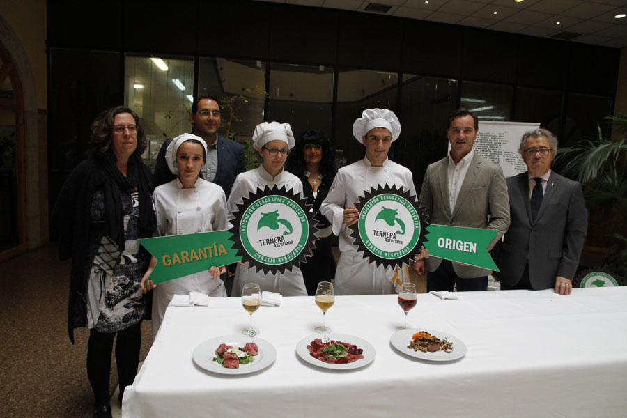 Evento de armonía entre la Asociación de Cerveceros de España e IGP Ternera Asturiana en el CIFP de Hostelería de Gijón