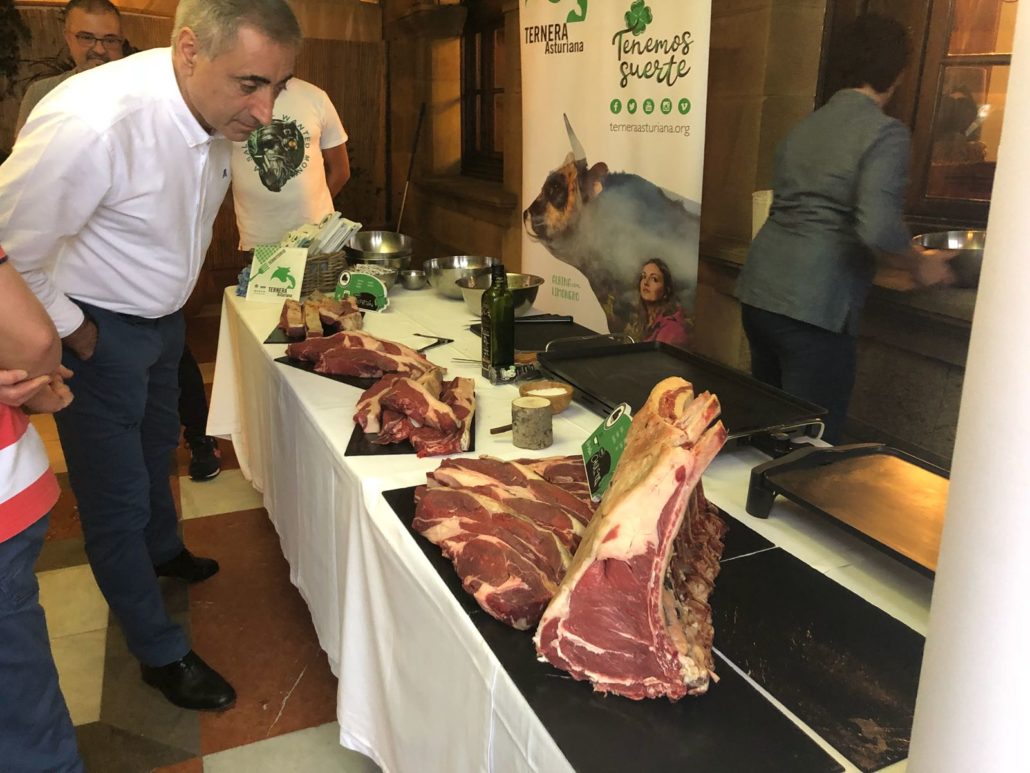 Actividades promocionales de la MARCA DE GARANTÍA VACUNO MAYOR ASTURIANO.