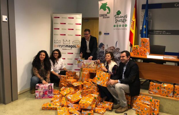 Ternera Asturiana pondrá en comunicación a los niños asturianos con los Reyes Magos.