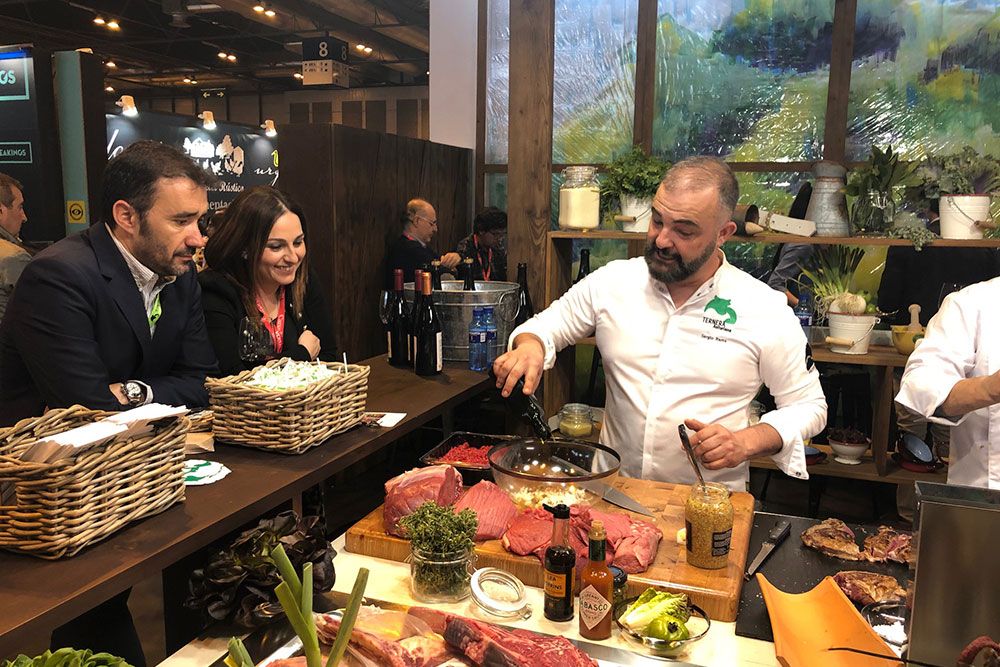 El Steak Tartar de Ternera y Vaca Asturiana, presentación estrella en el Salón de Gourmets