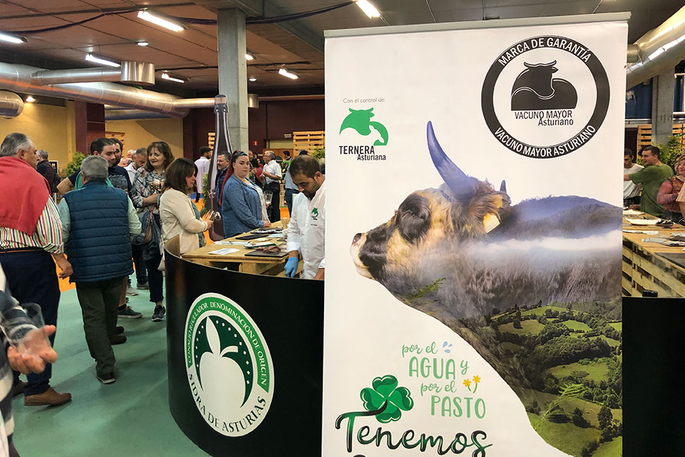 Ternera Asturiana en el Salón de la Sidra