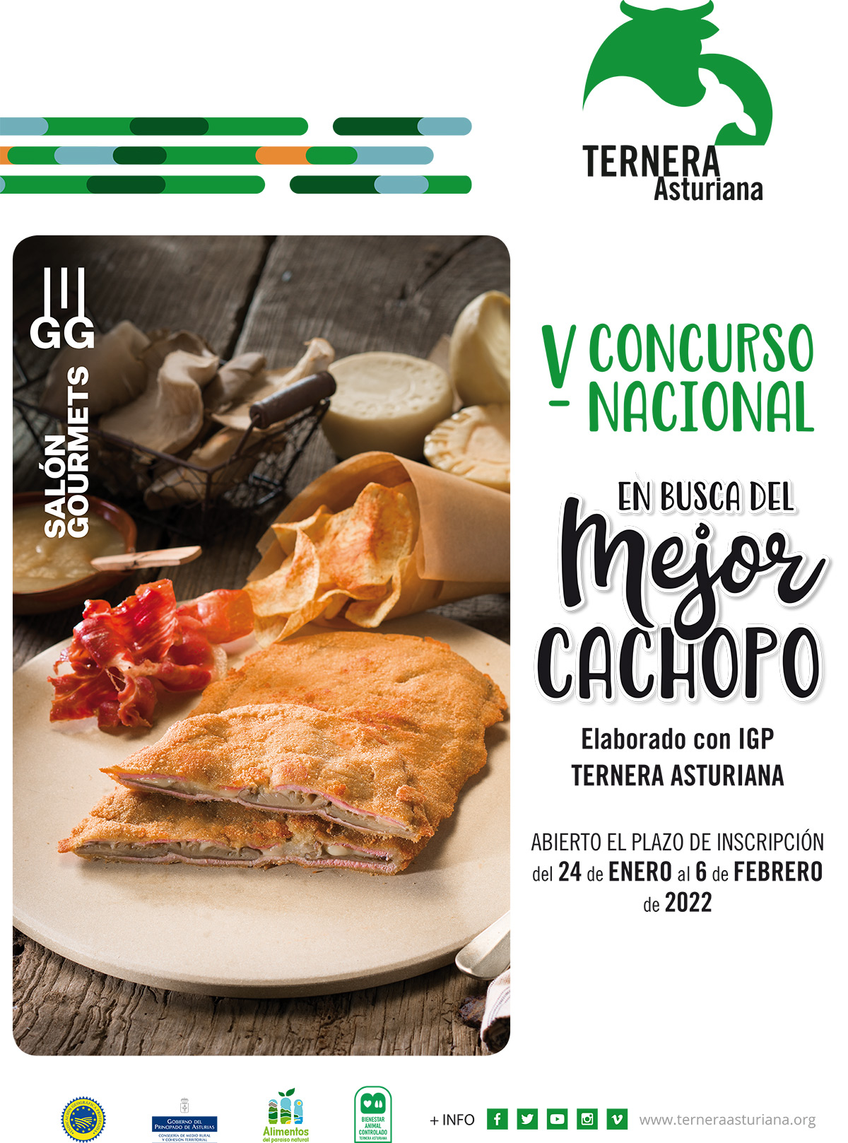 Comienza eI V Concurso Nacional “En busca del Mejor Cachopo elaborado con Ternera Asturiana I.G.P.”