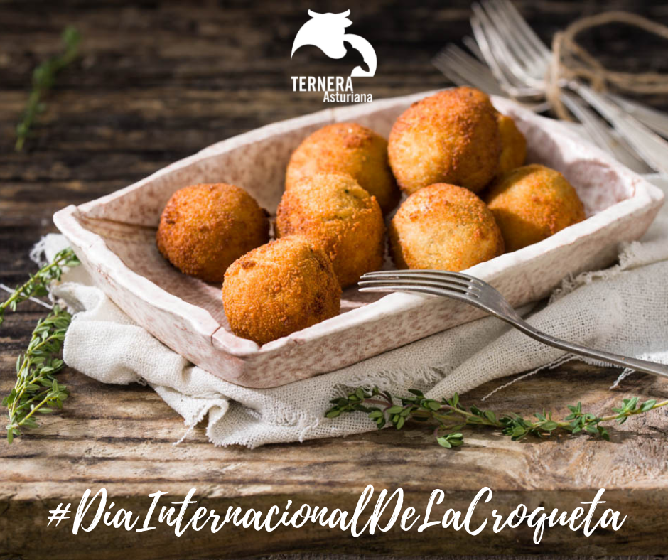 Día internacional de la croqueta: la receta definitiva de croquetas con Ternera Asturiana.