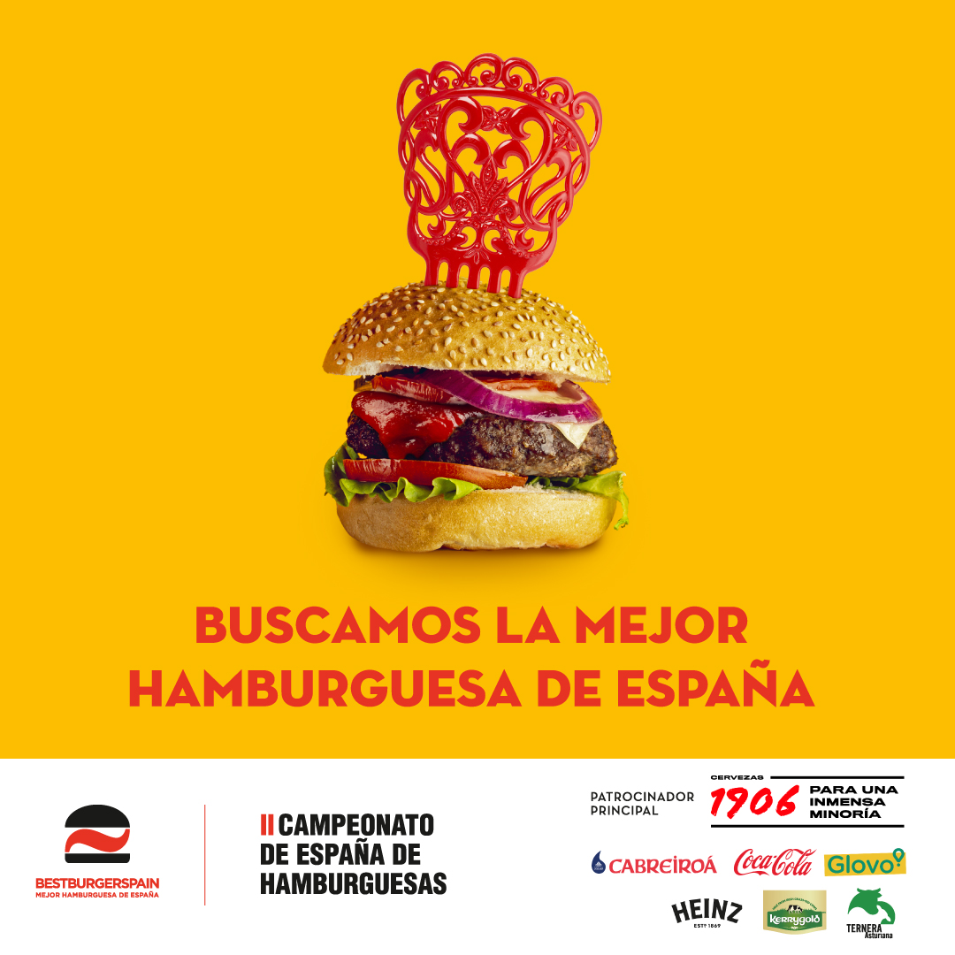 Llega la segunda edición de “BEST BURGUER SPAIN”, con la colaboración de Ternera Asturiana