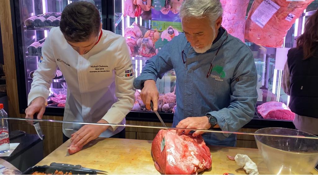 Mikaël Chabanon, mejor carnicero del mundo, lleva a la excelencia a Ternera Asturiana