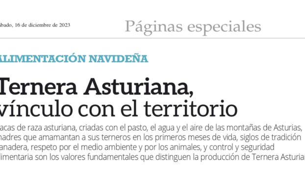 Ternera Asturiana, vínculo con el territorio