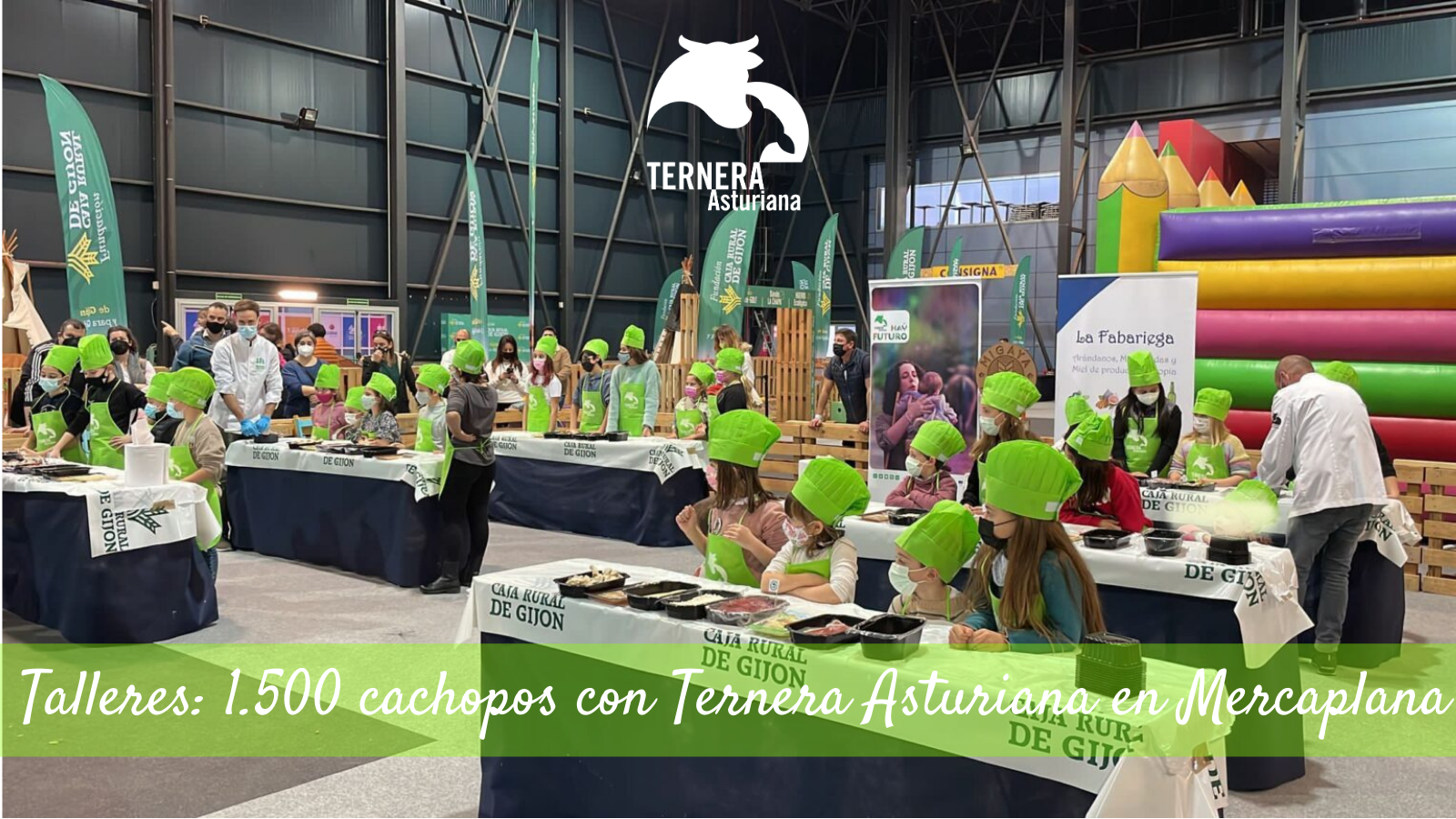 Más de 1.500 cachopos con Ternera Asturiana para los más pequeños en Mercaplana