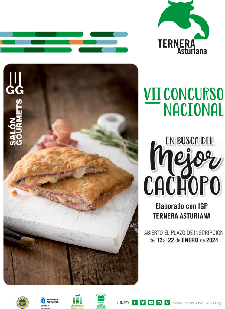 VII Concurso Nacional “En busca del Mejor Cachopo elaborado con Ternera Asturiana I.G.P. 2024”