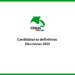 Candidaturas definitivas elecciones 2025