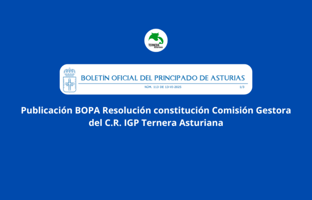Información de interés. Publicación BOPA Resolución constitución Comisión Gestora del C.R. IGP Ternera Asturiana
