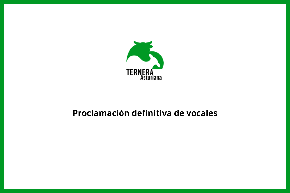 Los vocales de las candidaturas de Luis Fernando Martínez Barbón y Berdasco e Hijos, proclamados definitivamente tras las elecciones al Consejo Regulador de la IGP Ternera Asturiana